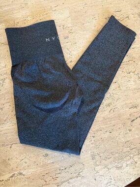 NVGTN High-Waist Dark Charcoal Gray Leggings